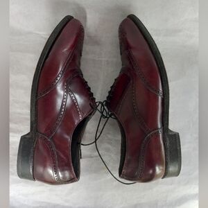 Vintage DEXTER Select Brown/Cherri Leather Lace Up Shoes Size 9